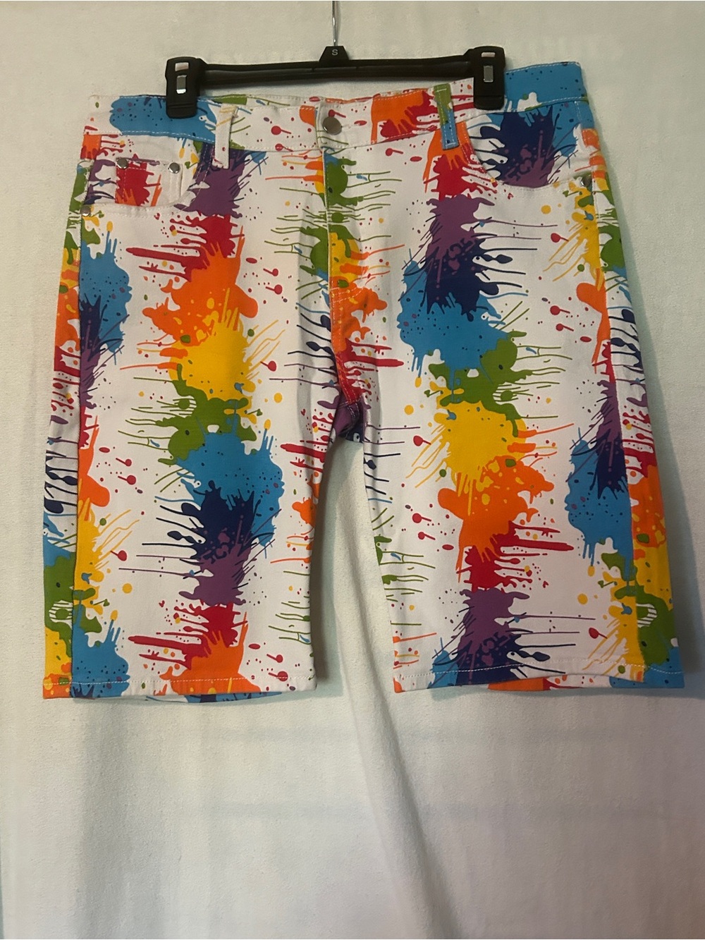 Color Splash Paint-Splatter Shorts Unisex easy to match with